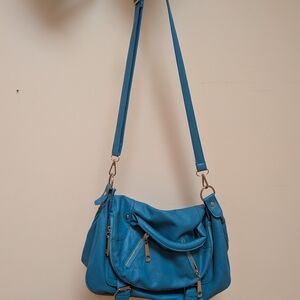 Stylish Blue Women's Shoulder Bag